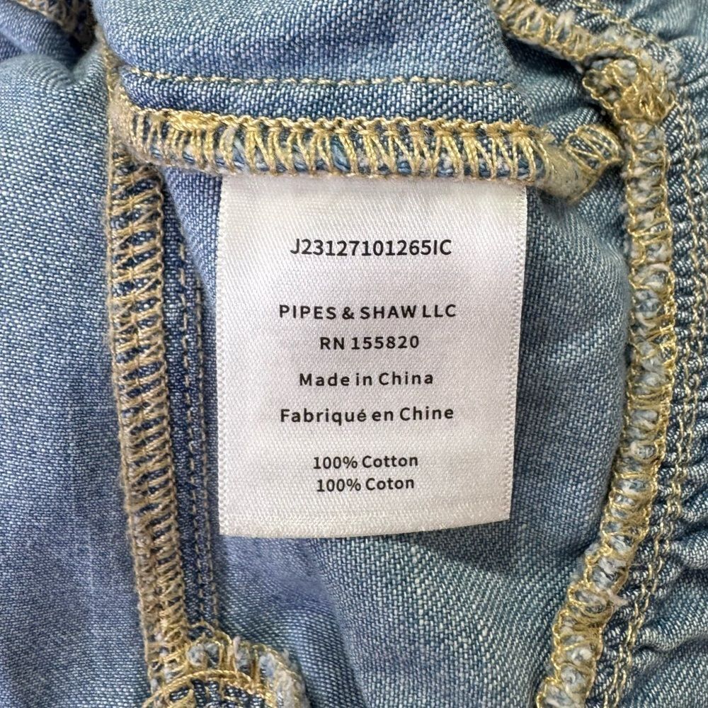 NEW Veronica Beard Chaia Denim Dress Iceberg Size 10 - Picture 12 of 13